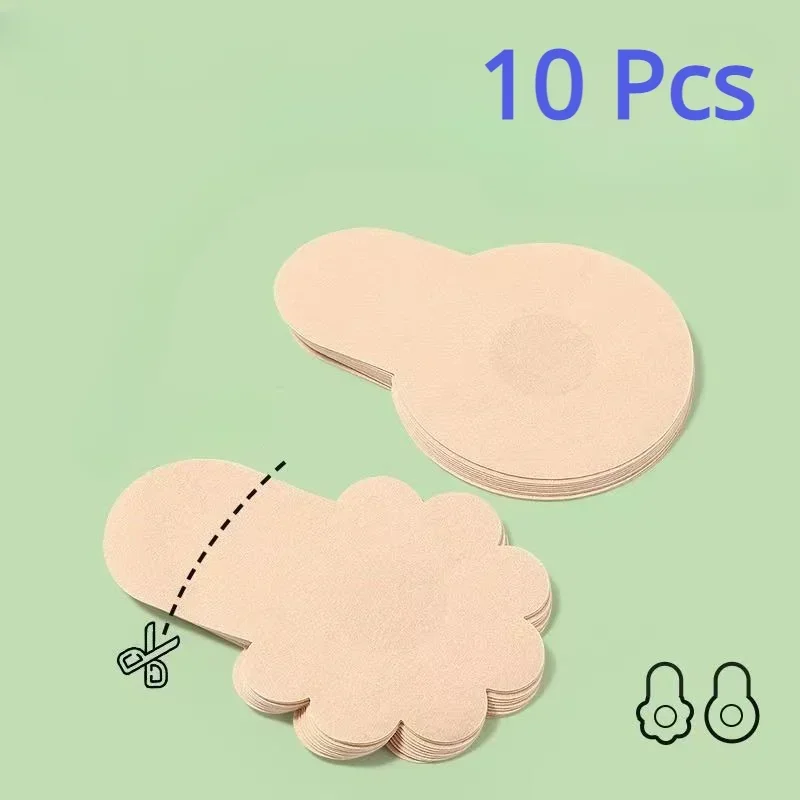 10pcs Women's Invisible Breast - Nipple Cover Pasties review and price