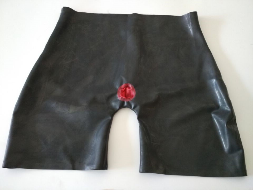 Handmade Men Latex Rubber Feti - Boyshort Underwear review and price