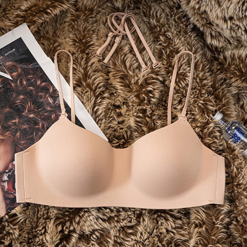 Ladies Polka Dot Seamless Bral - Bralette Wireless Soft review and price
